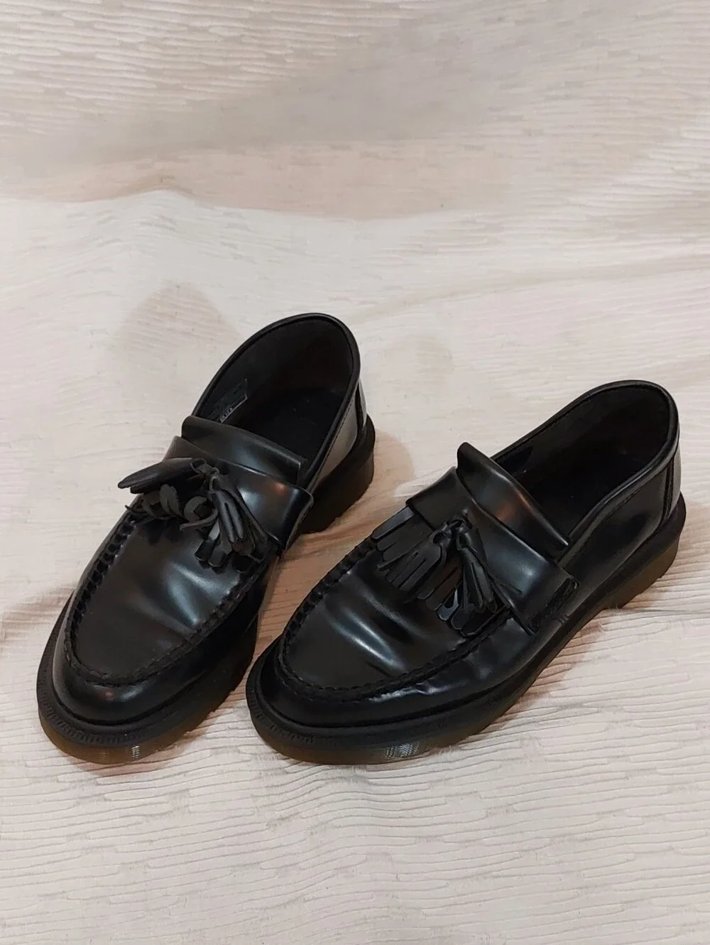 Dr. Martens Black Tassel Loafers Size 6/EU38